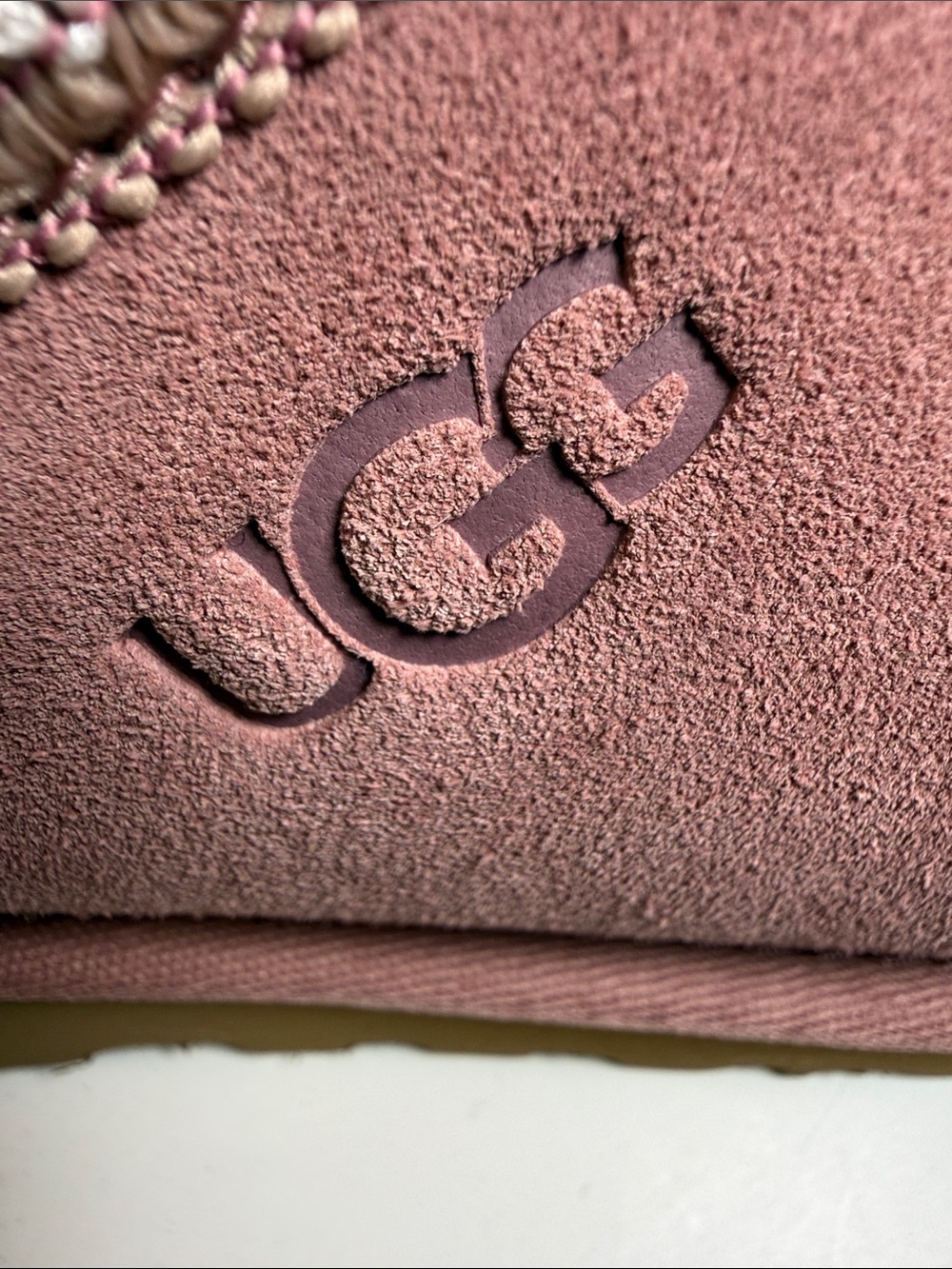 UGG Tasman II Suede Mule Slippers in ‘Pink Dawn’ - Size 9 - Like New - Picture 9 of 9